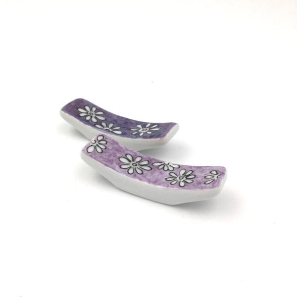 Porte-couteaux en porcelaine Flores - Accessoire de table, Porte-couteau - Peint main Paris