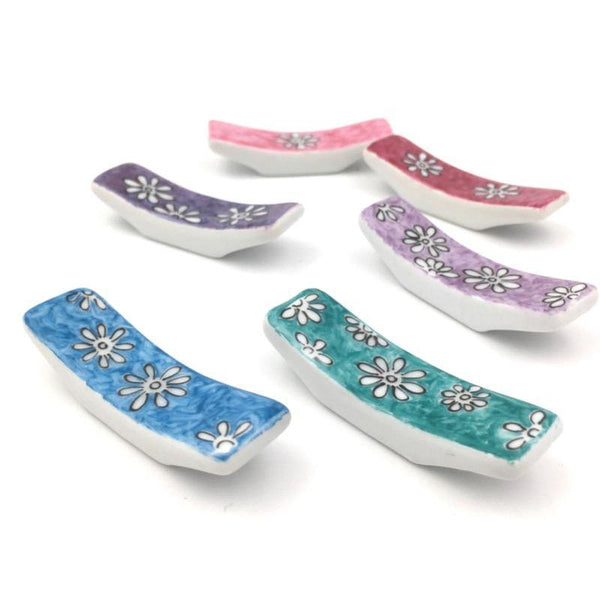 Porte-couteaux en porcelaine Flores - Accessoire de table, Porte-couteau - Peint main Paris