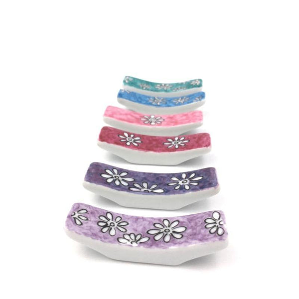 Porte-couteaux en porcelaine Flores - Accessoire de table, Porte-couteau - Peint main Paris