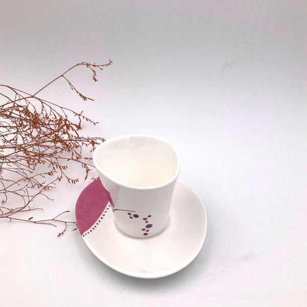 Tasse à café en porcelaine Galet Hoi An 1 - Tasse à café, Thé ou Café - Peint main Paris