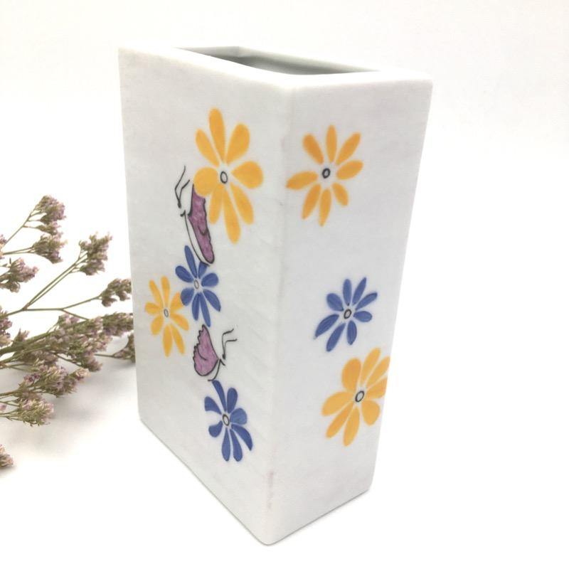 Vase en porcelaine Flores Gris argenté - Vase - Peint main Paris